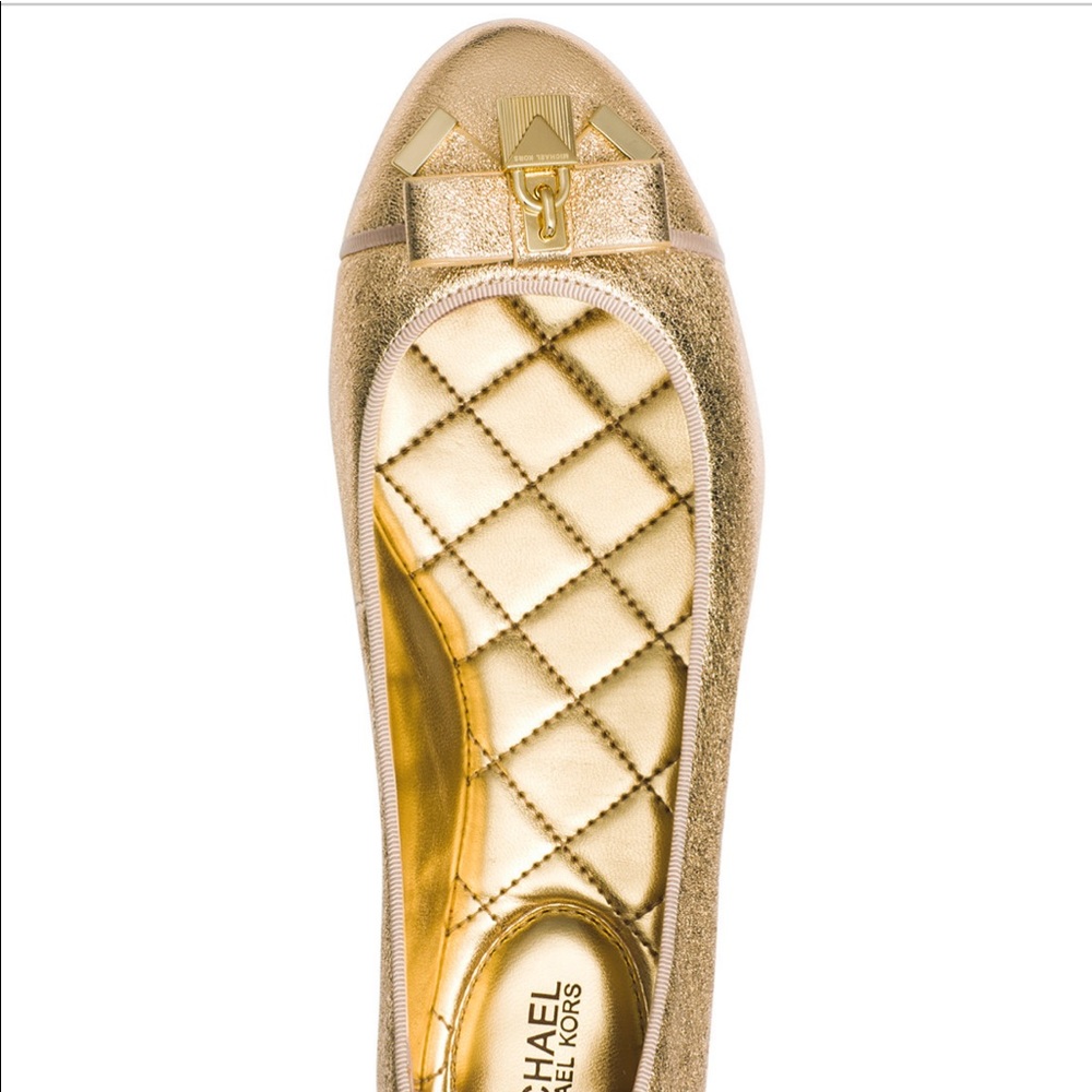 NWT Last One Michael Kors Alice Ballet Flats - Picture 2 of 8